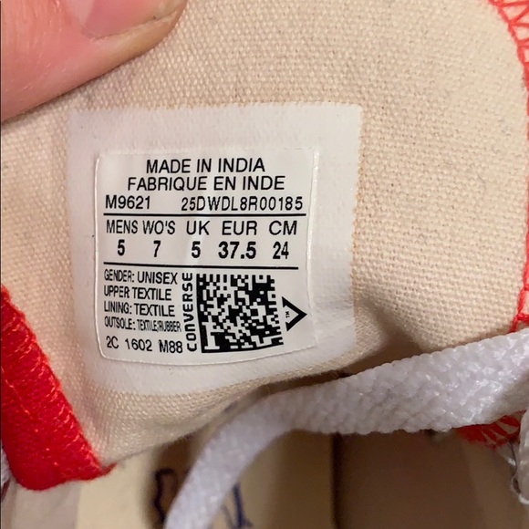 COPY - Converse chucks red - Picture 3 of 3